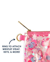 Load image into Gallery viewer, Pink Party Confetti Everything Pouch
