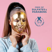 Load image into Gallery viewer, Be Bright Be You Gold Foil Face Mask
