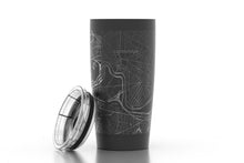 Load image into Gallery viewer, Ashland, Holliston or Hopkinton Town Map 20oz Travel Tumbler
