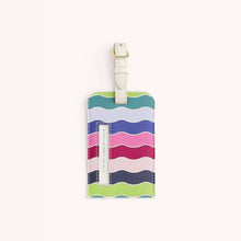 Load image into Gallery viewer, Simplified by Emily Ley - Leatherette Luggage Tag - Rainbow Row
