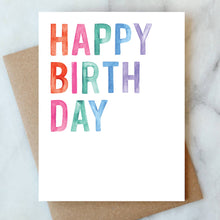 Load image into Gallery viewer, Bold Happy Birthday Greeting Card
