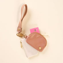 Load image into Gallery viewer, Dynamic Duo Pouch Wristlet-Beige
