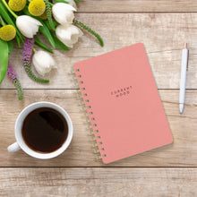 Load image into Gallery viewer, Current Mood (Coral Pink) Agatha Notebooks
