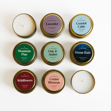 Load image into Gallery viewer, Flower Shop Soy Candle - 4oz Gold Tin
