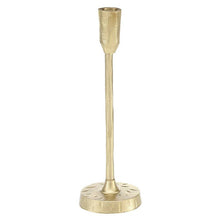 Load image into Gallery viewer, Face to Face Hammered Aluminum Candle Holder - Small - Gold
