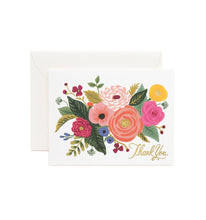 Load image into Gallery viewer, Juliet Rose Thank You card
