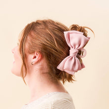 Load image into Gallery viewer, Satin Bow Claw Clip - Blush
