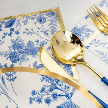 Load image into Gallery viewer, Acacia Board with Handle, Gold Spreader and Timeless Cocktail Napkins
