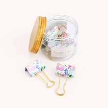 Load image into Gallery viewer, Simplified by Emily Ley - Binder Clips - Cottage Floral
