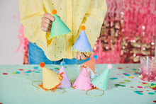 Load image into Gallery viewer, Top Off The Fun Mini Glitter Party Hats Set
