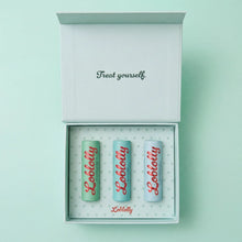 Load image into Gallery viewer, Lip Balm Gift Set Trio [Blue]
