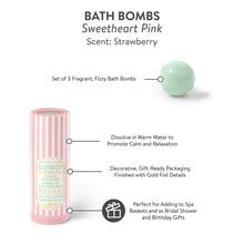 Load image into Gallery viewer, Petite Bonbon Sweetheart Pink Bath Bombs
