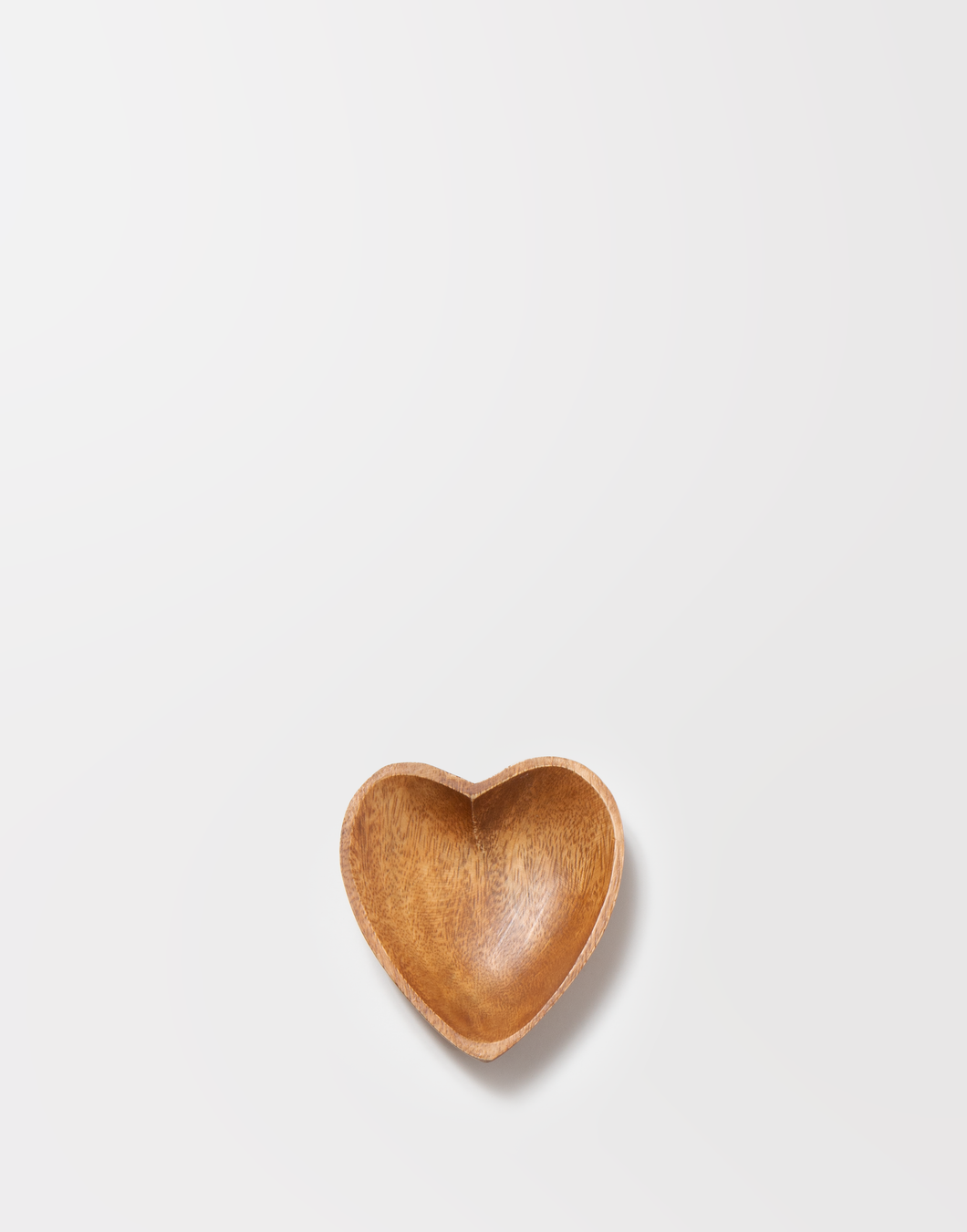 Acacia Wood Heart Tray - 3 Sizes