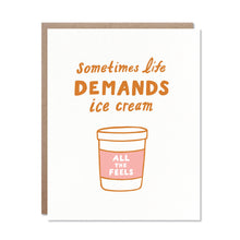 Load image into Gallery viewer, Ice Cream - Encouragement Thinking of You Card
