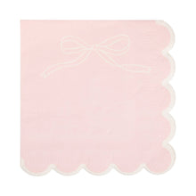Load image into Gallery viewer, Pink Dainty Bows Cocktail Napkin
