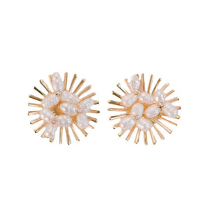 Sunburst Pearl Studs