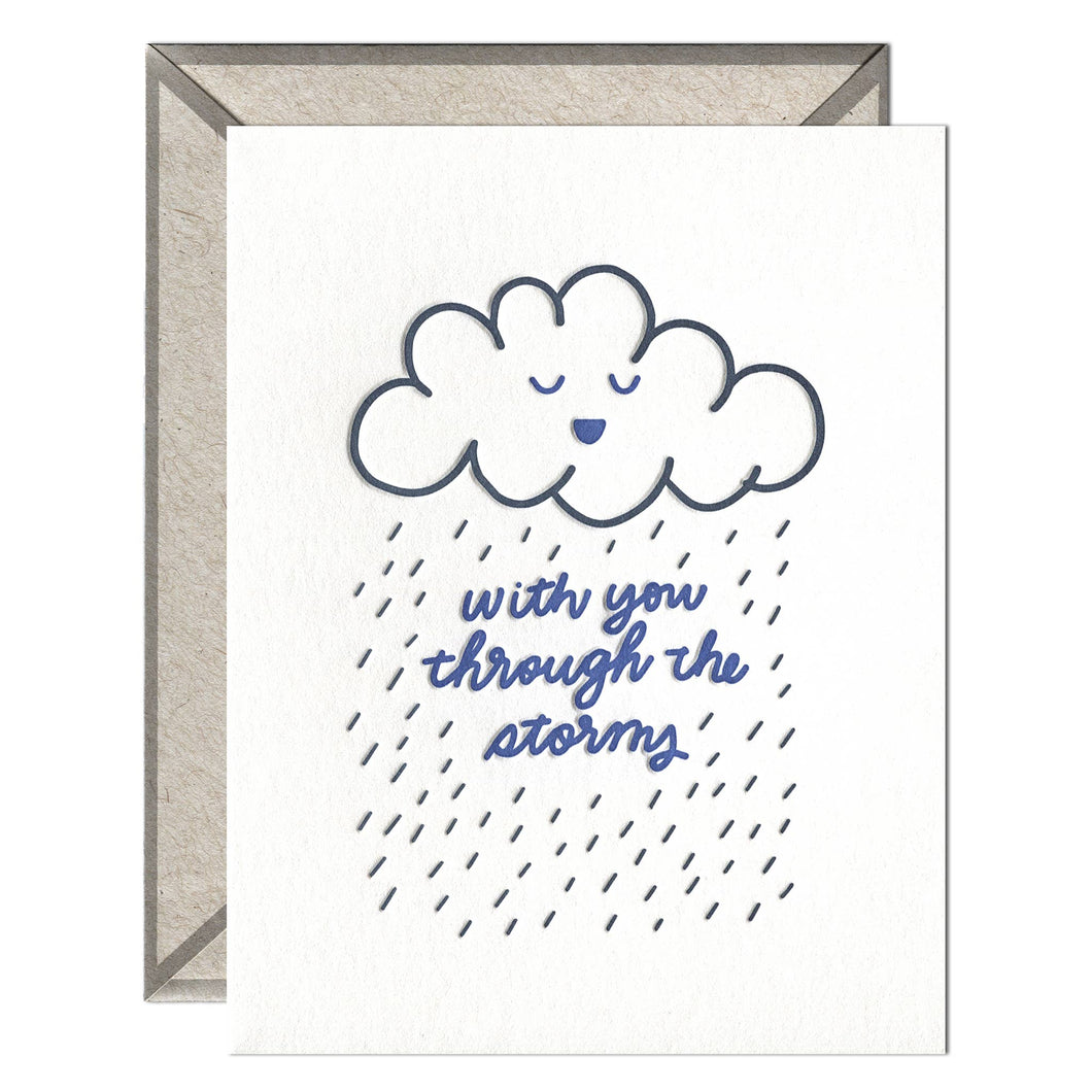 Through the Storms - Encouragement card