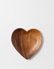 Load image into Gallery viewer, Acacia Wood Heart Tray - 3 Sizes
