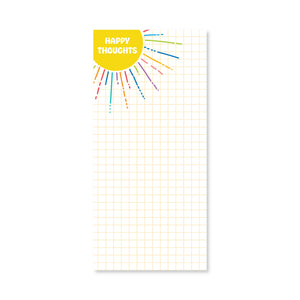 Happy Thoughts List Pad