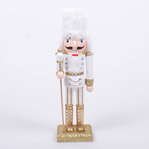 White 10" Nutcracker