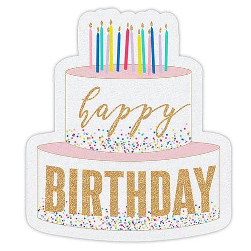 Beverage Napkin - Happy Birthday Cake 20ct
