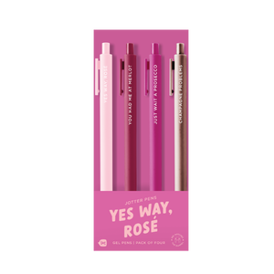 Yes Way Rosé Jotter Pen Set