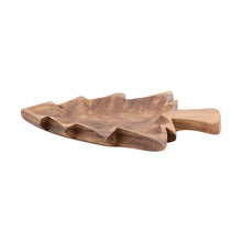 Load image into Gallery viewer, 9-1/2&quot;L x 8-3/4&quot;W Acacia Wood Christmas Tree Shaped Bowl
